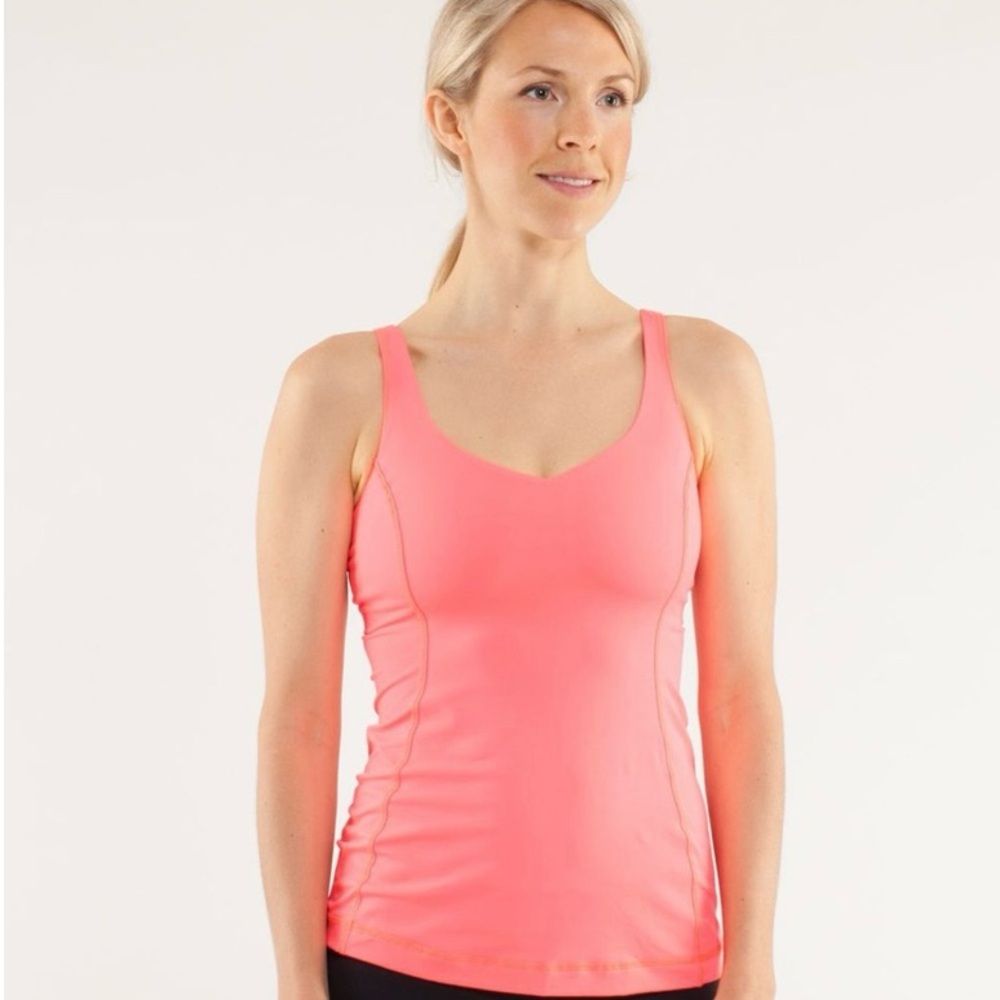 RARE Lululemon Optimal Tank - Flash Light - 6 - EUC